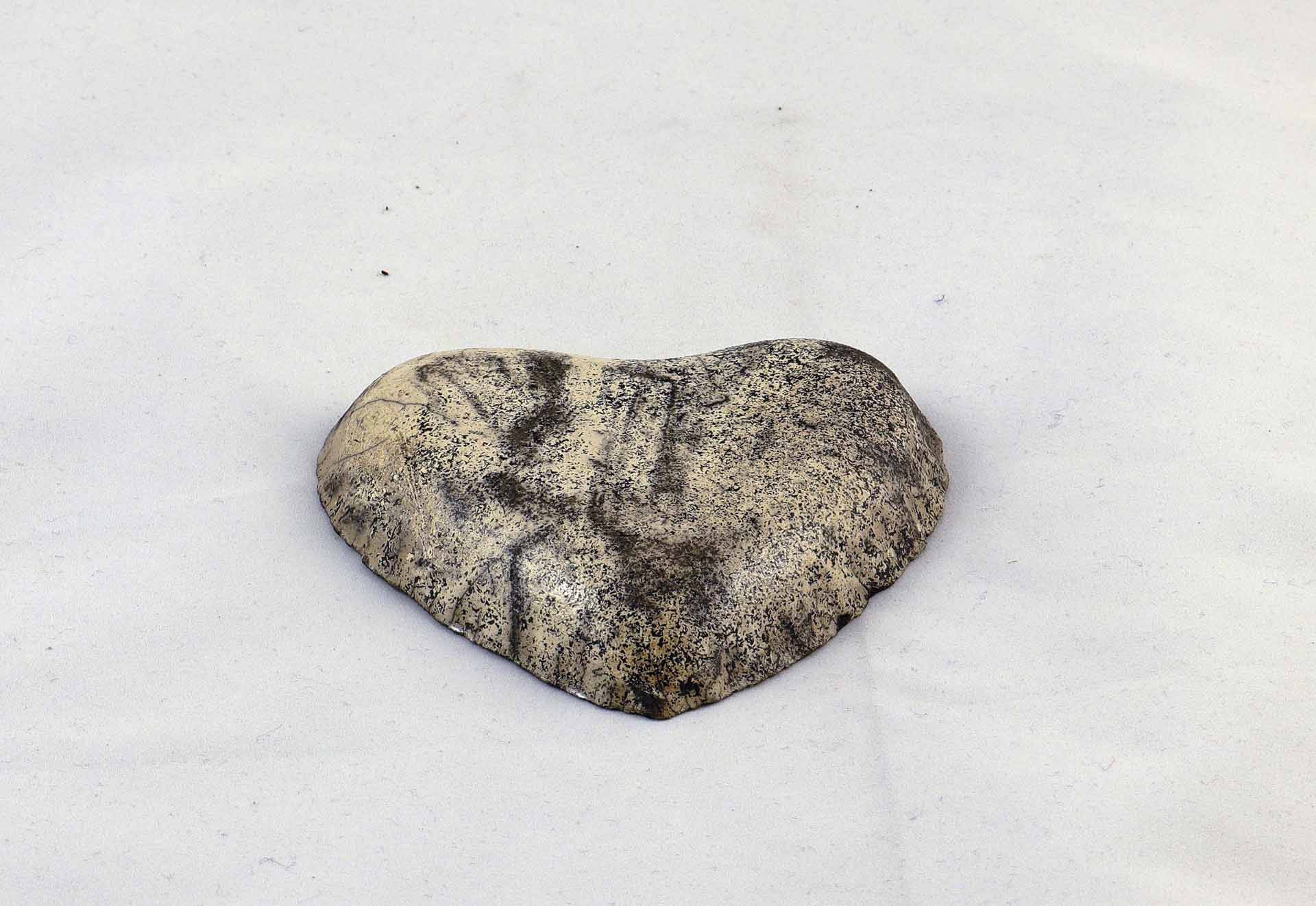 Petra Zobl Keramik - Herz RAKU transparent